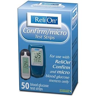 amazon test strips glucose blood Glucose Blood Strips ReliOn Confirm Test Amazon.com: Micro