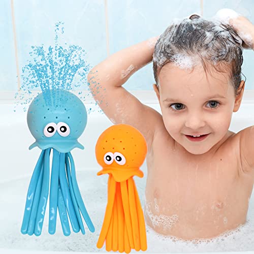 Octopus Bath Toys for Toddlers,Cute Animal Floating Bathtub Water Spray