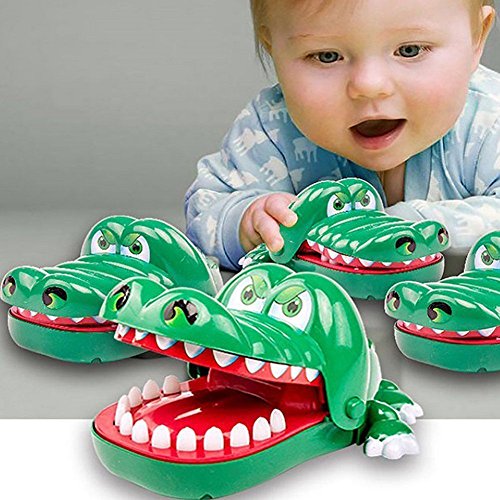 Catnew Funny Adult Children Kids Toy Crocodile Mouth Dentist Bite Finger Game Xmas Gift - Thumbnail 3