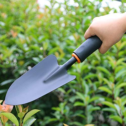 KABB HS-0014 12.6" Inch Pro-Grade Black Carbon Steel Garden Trowel Tool