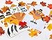 52pcs Thanksgiving Crafts for Kids, Make-A-Turkey Stickers Party Games/Favors/Supplies(Small Size)