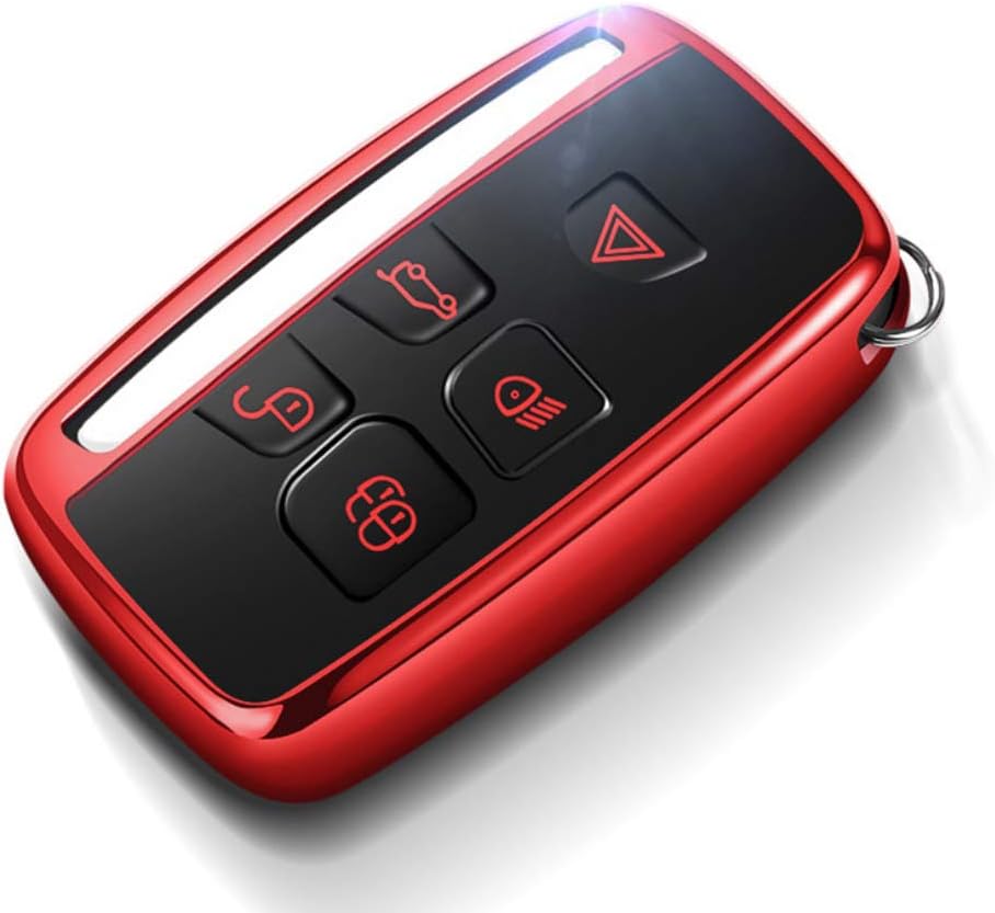 ontto for Land Rover Car key Cover Premium Soft TPU Silicone Full Protective Key Fob Case for