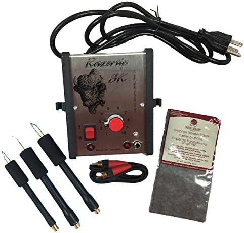 Complete Razertip Beginner Kit with Single Burner, HD Large Skew, Ball Pen, Shading Pen, and Heavy Duty Cord