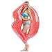 JOYIN Inflatable Luscious Lip Float with Glitters (60
