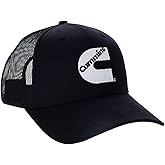 Cummins Engines Black & White Snapback Trucker Hat/Cap