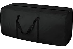 BOYSPRINGG Patio Cushion Storage Bag, 68 Inches Waterproof Storage Bag for Outdoor Funiture Cushion Extra Large Outdoor Cushions Storage Bag with Zippers and Handles