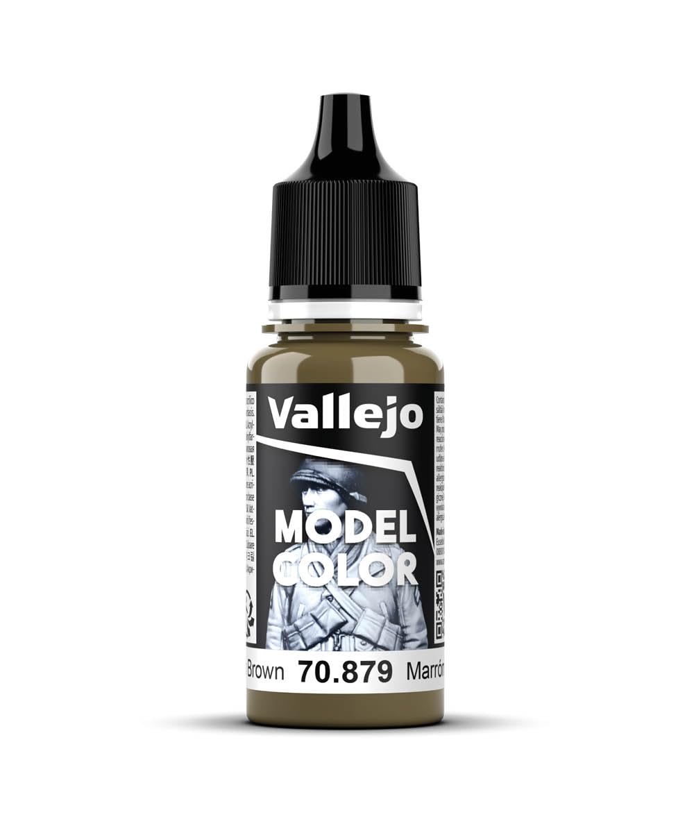 Vallejo Green Brown Model Color Paint, 17ml