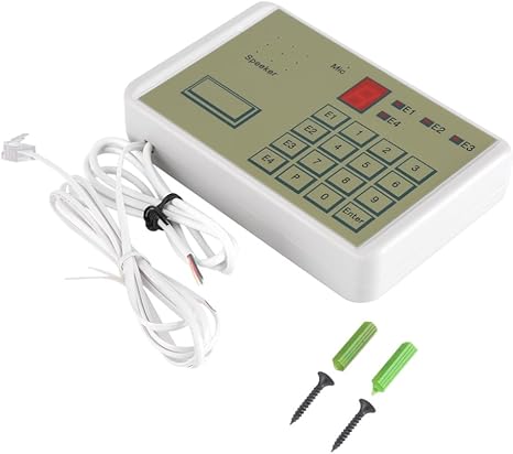 Amazon Com Zetiling Telephone Dialer Wired Telephone Voice Auto Dialer Burglar Security House Alarm System With Mounting Accessories Home Kitchen