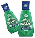 (2 pack) Scope Mouthwash, Outlast, Long Lasting Mint, 16.9 oz.ea.