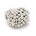 5MM 1/5 Inches Magnetic Balls/Beads Round Magnets by IO-Tech(TM) (Set of 50) Multi-Use Craft & Refrigerator Magnets - Silver Magnets on Fridge - - Office Organization dry Erase Magnets