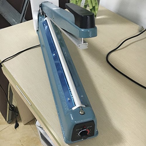 Impulse sealer-16inch/400mm Manual Impulse Manual Hand Sealer Heat Sealing Machine Poly Tubing Plastic Bag