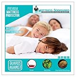 Premium Waterproof Mattress Protector Cover-Safeguard Your Mattress Investment!-Sleep Comfortably with No Dampness on Soft, Breathable Fabric-Vinyl Free & Hypoallergenic-Queen Size (King, Full, Twin)