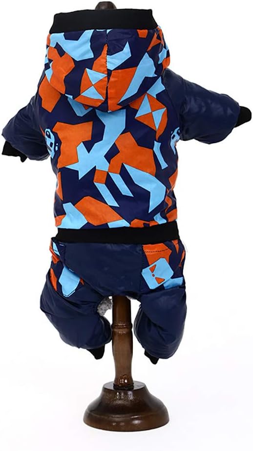 NACOLA Camouflage Snowsuit for Small Dog, Waterproof