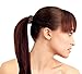 Mia Braided Tonytail, Braided Ponytail Wrap Made of Synthetic Wig Hair on Elastic Rubber Band for Women, Teens, Dance - Black 1pc