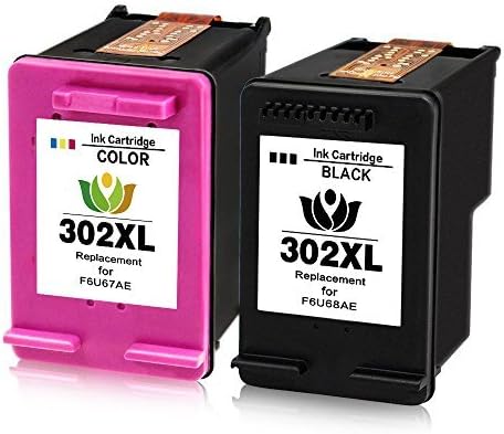 ArInk 302XL Remanufactured Ink Cartridges Replacement for HP 302XL Black - For use with HP Envy 4520 Printers (1 Black+1Color)