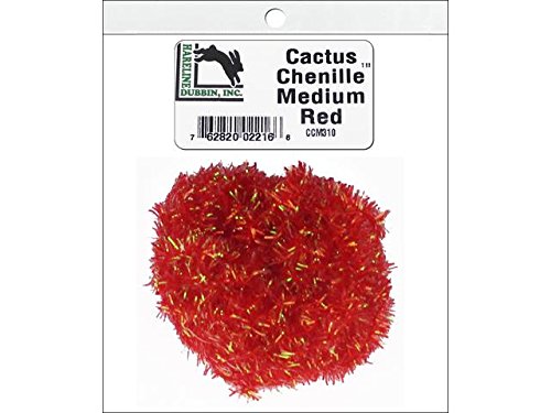 Hareline Cactus Chenille Medium Red
