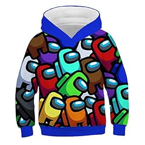 IFITBELT Jongens, meisjes, onder ons, 3D-hoodie, trui, kinderen, tieners, sweatshirt, casual, party, cosplay, jas, tops…