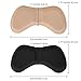 Senkary 8 Pairs Shoe Heel Grips Liner Self Adhesive Shoe Insoles Inserts Heel Cushion Pads Stickers Foot Care Protector (Black and Khaki)