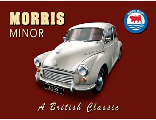 Amazon Com Omsigns Morris Minor Metal Sign Automobiles And Cars