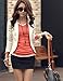 Legou Women's Slim OL Office Short Blazer Size L Beige
