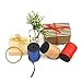 HRX Package Raffia Ribbon, Pack of 3 1/4 inch x 100 Feet Packing Paper Twine(3 Colors) for Christmas