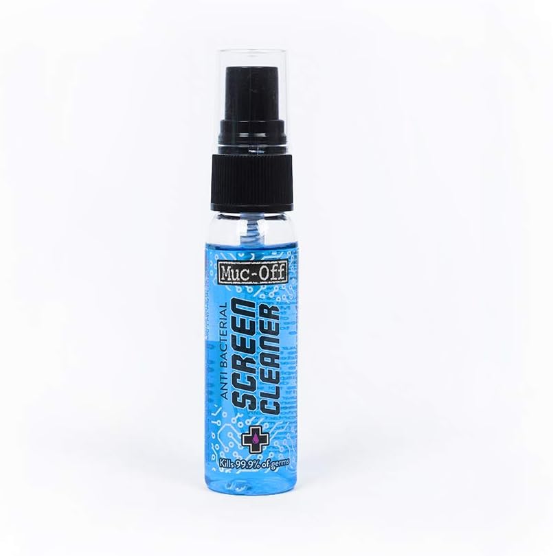 Muc-Off Screen Cleaner - Cleaner Spray for Phone Laptop, and Electronics - Fight Germs - Streak-Free Biodegradable Formula - 32ml