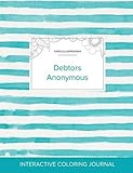 Image de Adult Coloring Journal: Debtors Anonymous (Turtle Illustrations, Turquoise Stripes)