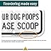 Funny No Dog Poop Sign, Scoop Your Poop Sign, 3M Engineer Grade Prismatic .080 Reflective Outdoor Aluminum, 6