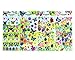 Butterfly Stickers 4 Sheets with Multi Color Butterflies Ladybug Beetle Bee and Flower Decals Stickers for Kids Scarpbooking Crafts - 120 Stickers