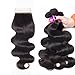 Recool Mink Brazilian Hair Body Wave Bundles with Closure Human Hair Extensions Cheap Bundles of Hair for Sale Natural Color(14 16 18 with 14)