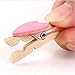 Heart-Shaped Wooden Clothespins, 3cm x 2cm, 50 Pack, Mini Decorative Clips for Photos, Crafts, Wedding