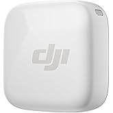 DJI Mic Mini Transmitter (Arctic White), Ultralight, Wireless Lavalier Microphone for DJI Osmo Mobile 7P/Osmo Pocket 3, Noise