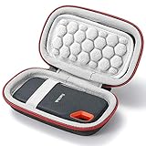 Hard Case for SanDisk 250GB / 500GB / 1TB / 2TB Extreme Portable SSD SDSSDE60, Carrying Storage Bag - not fit for SanDisk Extreme PRO SSD