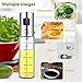 Oil Sprayer Bottle with Scale Oil Dispenser Food-Grade Air Fryer Vinegar Olive Oil Sprayer for Cooking BBQ Making Salad Cooking Baking Roasting Grilling Frying