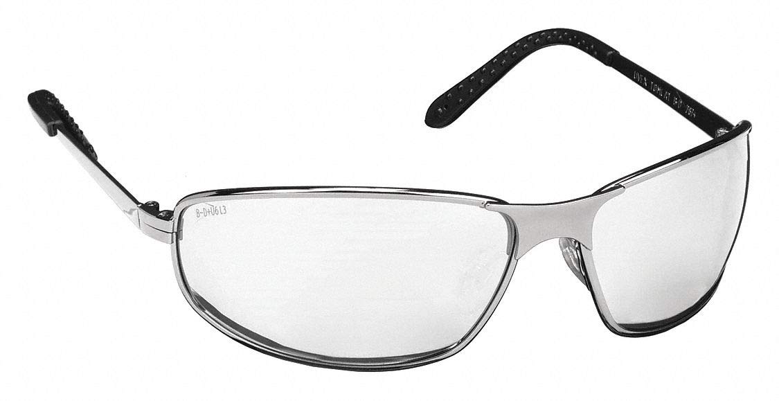 Honeywell Silver Mirror Safety Glasses, Scratch-Resistant