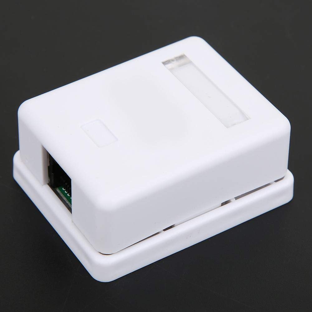 Desktop Cat6 Mount Box 6 Types Small RJ45 Surface Mount Box, Information Network Home Improvement for Communication Socket Connection