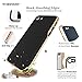 iPhone 7 Case, (Black Gold) SaharaCase Trend Protective Kit Bundle with [ZeroDamage Tempered Glass Screen Protector] Rugged Protection Anti-Slip Grip [Shockproof Bumper] Slim Fit