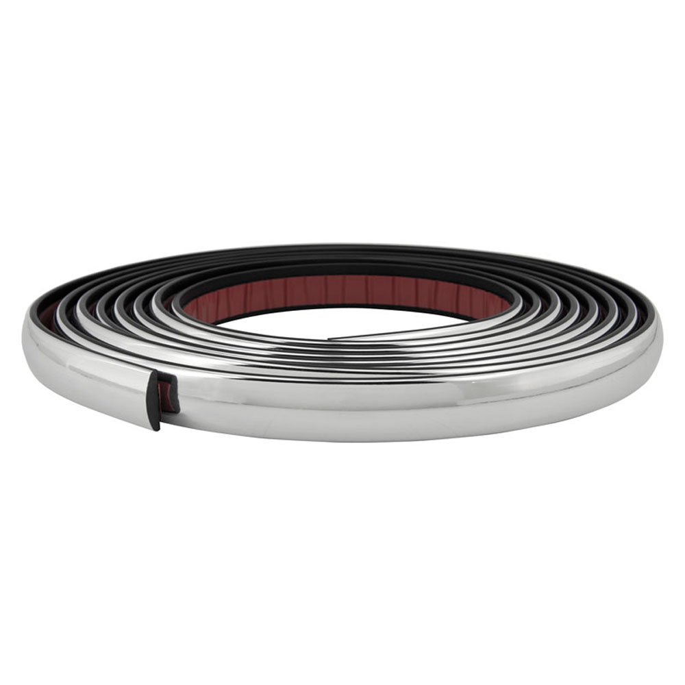 AutoStyle Universal self-adhesive Chrome list - Width 20mm / Length 5 meter