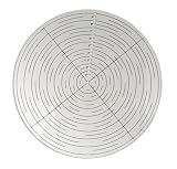Taytools 114601 10 Inch Round Center Finder Compass for Wood Turners Lathe Work