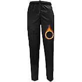 M&M SCRUBS Classic 6 Pocket Black Chef Pants with Multi-Pack Quantities Available