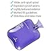 Arctic Flex Hot Water Bottle (XL 2 Liter) - Heat Up Rubber Cold Pack - Cramp Compress with Cover - Portable, Reusable, Reheatable and Transparent Ice Bag - Therapy Heating Pad - Warming Pain Relief