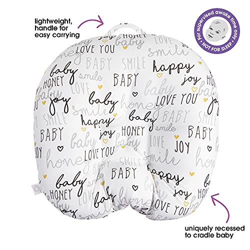 Boppy Newborn Lounger—Original Lightweight Plush Chair with Carrying