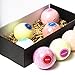 Schöne NAUGHTY Romantic Large Bath Bombs Gift Set - 8 - A Must for Any Romantic Bath, Flirt with Your Senses, Go to a Place of Passion and wild Desire, Softer Skin, Multilayered Color and Scent