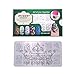 PUEEN Nail Art Stamping Plate - Nature Lover 01-125x65mm Unique Nailart Polish Stamping Manicure Image Plates Accessories Kit-BH000558