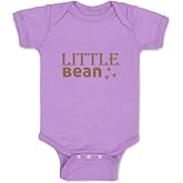 Cute Rascals Custom Boy & Girl Baby Bodysuit Little Bean A Funny Cotton Baby Clothes Lavender Design Only 24 Months