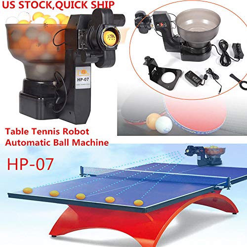 image for Eapmic Ping Pong Robot with 36 Different Spin Balls Automatic Ball Lau