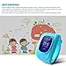 Smart Watch, HALOFUN Q50 Wrist Watch with Anti-Lost GPS Tracker SOS Call Location Finder SIM Card Slot Remote Monitor Pedometer Smart Watch for Kids (Blue)