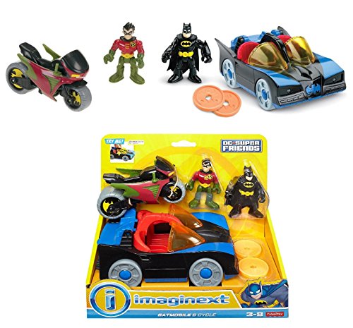 3 Fisher+Price+Imaginext+Super+Friends+Batmobile