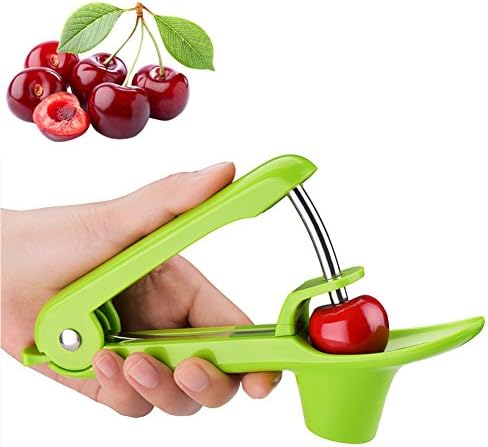 Cherry Pitter Tool,Cherry Olive Pitter Remover Stoner Tool ,NO MESS FRESH Pitted Cherries with only One-handed Operation