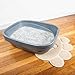 Pet Magasin Cat Litter Mat (2-Mat Set) - Soft and Durable Pet Litter Mats for Cats, Dogs, and Puppies - One Big (24.5'' x 16.5'') and One Small (15.5'' x 12.5)